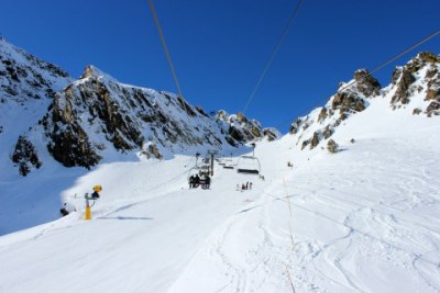 Skiing at Arcudi